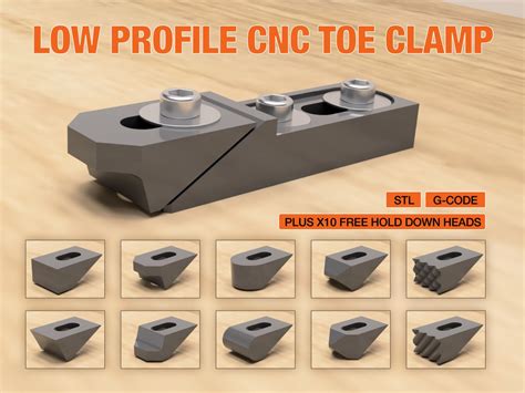 types of cnc clamps